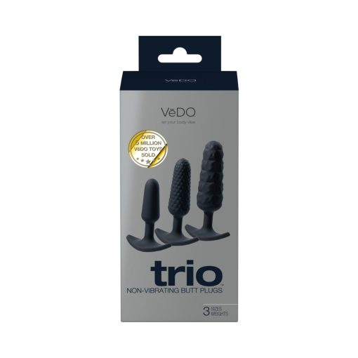 Vedo Trio Anal Plug Set Black - Image 11