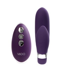 Vedo Jeni C-Shaped Dual Motor Vibe With Remote Purple