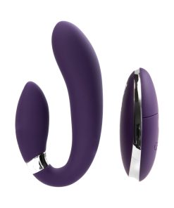 Vedo Jeni C-Shaped Dual Motor Vibe With Remote Purple