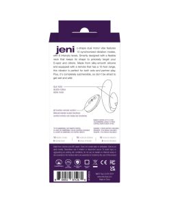 Vedo Jeni C-Shaped Dual Motor Vibe With Remote Purple