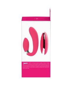 Vedo Jeni C-Shaped Dual Motor Vibe With Remote Pink