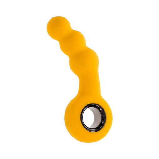 Gender X Bumble Rechargeable Silicone Vibrating Plug Yellow - Image 4