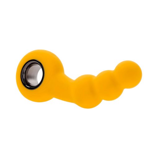 Gender X Bumble Rechargeable Silicone Vibrating Plug Yellow - Image 6