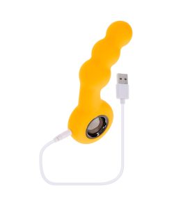 Gender X Bumble Rechargeable Silicone Vibrating Plug Yellow