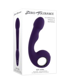 Zero Tolerance Rip Curl Rechargeable Silicone Vibrator Purple
