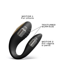 Dorcel Perfect Lover – Dual Motor Remote Control Vibrator, Silicone