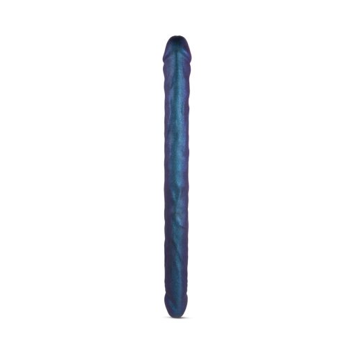 Strap-On-Me Double Dong Realistic Dildo Snaky Metallic Color - Image 3