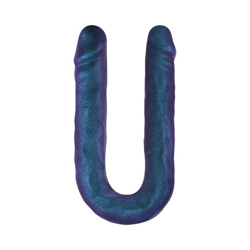 Strap-On-Me Double Dong Realistic Dildo Snaky Metallic Color - Image 5