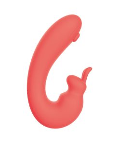 Blaze Bunny Thumper Vibe – Coral Dual Stimulator Rabbit Vibrator