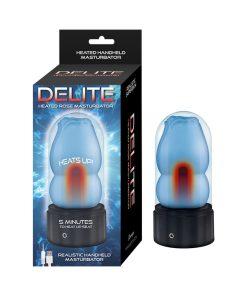 Delite Heated Rose Masturbator Blue