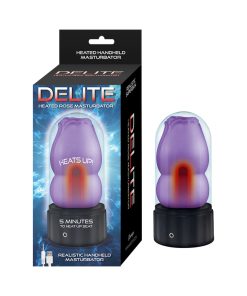 Delite Heated Rose Masturbator Purple