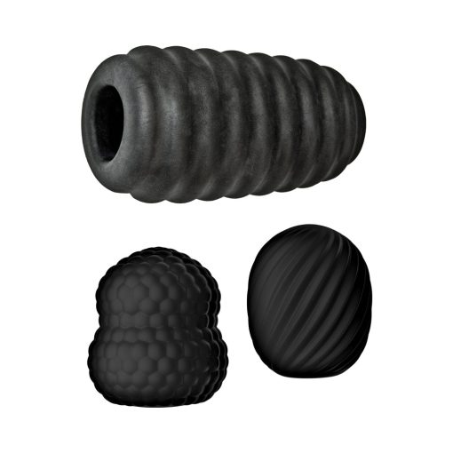 Delite Pocket Masturbator Kit Black - Image 3