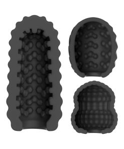 Delite Pocket Masturbator Kit Black