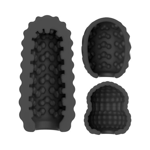 Delite Pocket Masturbator Kit Black - Image 4