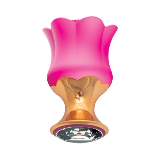 Goddess Diamond Bloom Massager Fuchsia - Image 2