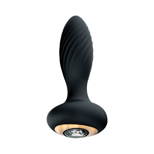 Goddess Diamond Vibrating Plug Black - Image 2