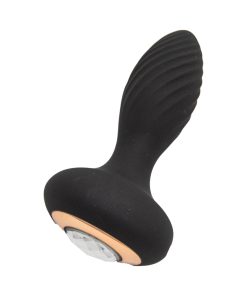 Goddess Diamond Vibrating Plug Black