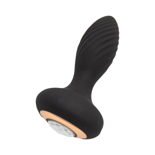 Goddess Diamond Vibrating Plug Black - Image 3