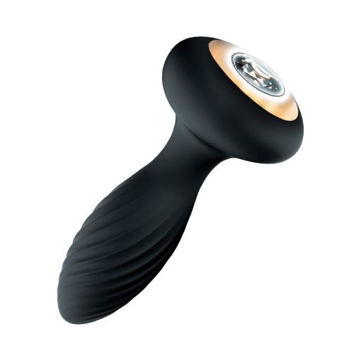 Goddess Diamond Vibrating Plug Black - Image 4