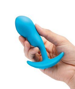 B-Vibe Vibrating P-Spot Snug Plug Small With Rechargeable Remote Control