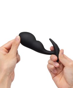 B-Vibe Vibrating P-Spot Snug Plug Large With Rechargeable Remote Control