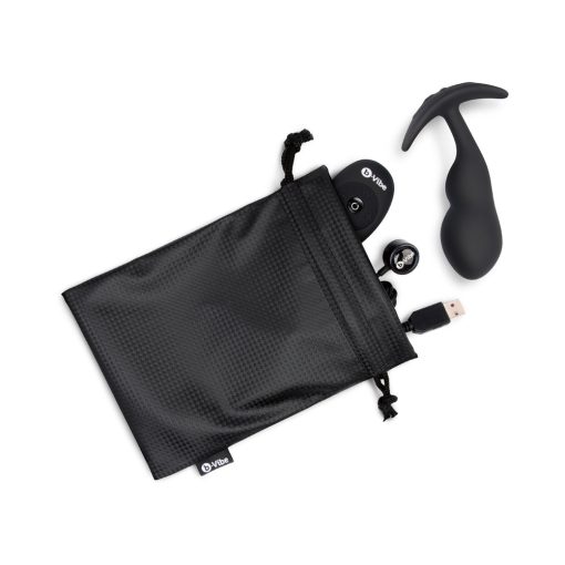 B-Vibe Vibrating P-Spot Snug Plug Large With Rechargeable Remote Control - Image 11