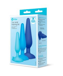 B-Vibe 3-Piece Anal Plug Training Kit