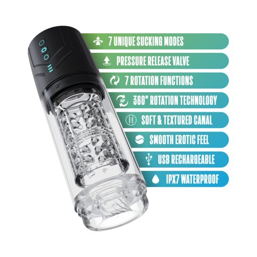 M For Men Whirlwind Pro – Automatic Rotating & Suction Male Masturbator - Image 7