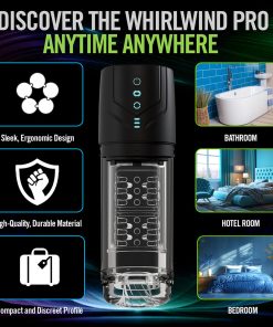 M For Men Whirlwind Pro – Automatic Rotating & Suction Male Masturbator