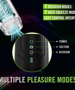 M For Men Whirlwind Pro – Automatic Rotating & Suction Male Masturbator