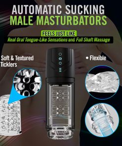 M For Men Whirlwind Pro – Automatic Rotating & Suction Male Masturbator