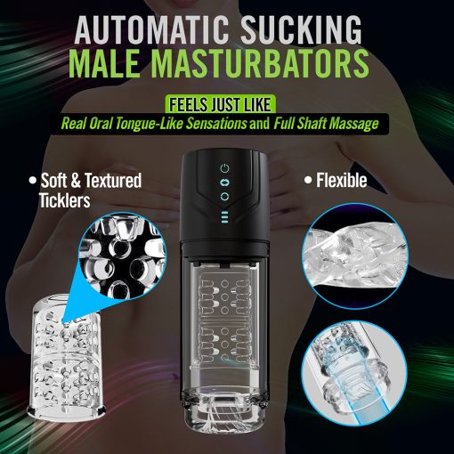 M For Men Whirlwind Pro – Automatic Rotating & Suction Male Masturbator - Image 12
