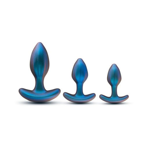 Anal Adventures Matrix Cosmos Plug Kit Lunar Blue - Image 2