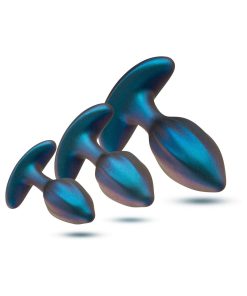 Anal Adventures Matrix Cosmos Plug Kit Lunar Blue