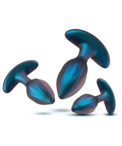 Anal Adventures Matrix Cosmos Plug Kit Lunar Blue