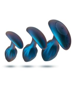 Anal Adventures Matrix Cosmos Plug Kit Lunar Blue