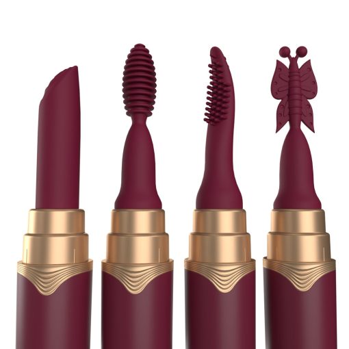 Screaming O My Secret Premium Rechargeable Vibrating Lipstick Merlot - Image 5