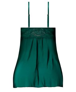 Magic Silk Evermore Babydoll & Cheeky Panty Set Emerald S/M