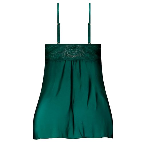 Magic Silk Evermore Babydoll & Cheeky Panty Set Emerald L/Xl - Image 6