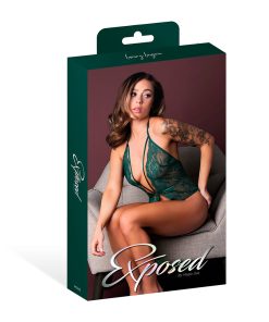 Magic Silk Evermore Plunge Teddy Emerald L/Xl