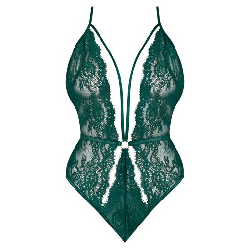 Magic Silk Evermore Plunge Teddy Emerald Queen Size - Image 5