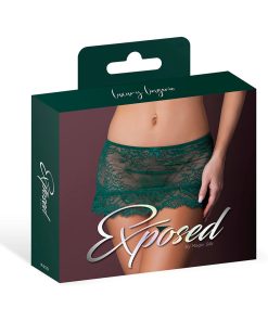 Magic Silk Evermore Flounce Skirt Emerald L/Xl