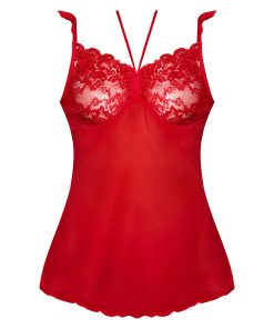 Magic Silk Sugar High Babydoll & Thong Set Red Queen Size