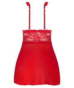 Magic Silk Sugar High Babydoll & Thong Set Red Queen Size