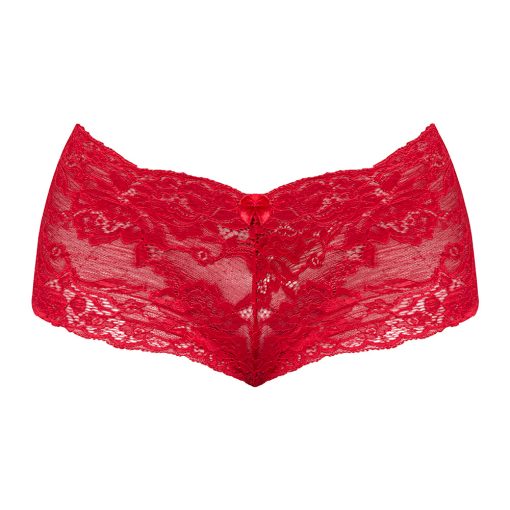 Magic Silk Sugar High Lace Boy Short Red Queen Size - Image 3