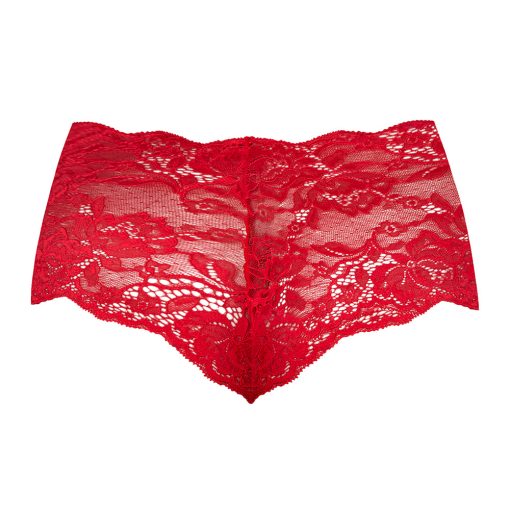 Magic Silk Sugar High Lace Boy Short Red Queen Size - Image 4