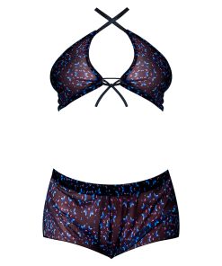 Magic Silk Hazy Dayz Halter Top & Hot Short Set Butterfly S/M