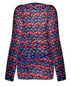 Magic Silk Hazy Dayz Tie Front Jacket & Thong Set Gummy Bears L/Xl