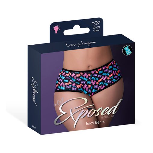 Magic Silk Hazy Dayz Boy Short Gummy Bears Queen Size - Image 5