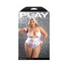Fantasy Lingerie Play Bunny Hills 5-Piece Bunny Costume Set White Xl/2Xl